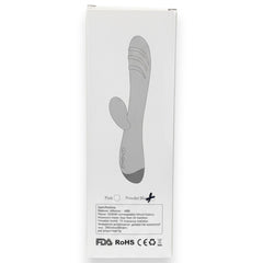 Vibrador Fun Touch de doble estimulación punto G y clítoris, con 10 funciones y diseño juvenil Glow & Vibe.