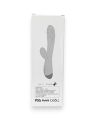 Vibrador Fun Touch de doble estimulación punto G y clítoris, con 10 funciones y diseño juvenil Glow & Vibe.