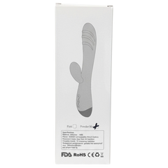 Vibrador Fun Touch de doble estimulación punto G y clítoris, con 10 funciones y diseño juvenil Glow & Vibe.
