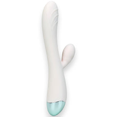Vibrador Fun Touch de doble estimulación punto G y clítoris, con 10 funciones y diseño juvenil Glow & Vibe.