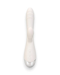 Vibrador Fun Touch de doble estimulación punto G y clítoris, con 10 funciones y diseño juvenil Glow & Vibe.