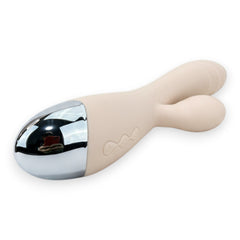 Vibrador Fun Touch de doble estimulación punto G y clítoris, con 10 funciones y diseño juvenil Glow & Vibe.