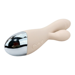 Vibrador Fun Touch de doble estimulación punto G y clítoris, con 10 funciones y diseño juvenil Glow & Vibe.