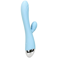 Vibrador Fun Touch de doble estimulación punto G y clítoris, con 10 funciones y diseño juvenil Glow & Vibe.