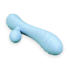 Vibrador Fun Touch de doble estimulación punto G y clítoris, con 10 funciones y diseño juvenil Glow & Vibe.