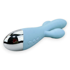 Vibrador Fun Touch de doble estimulación punto G y clítoris, con 10 funciones y diseño juvenil Glow & Vibe.