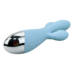 Vibrador Fun Touch de doble estimulación punto G y clítoris, con 10 funciones y diseño juvenil Glow & Vibe.
