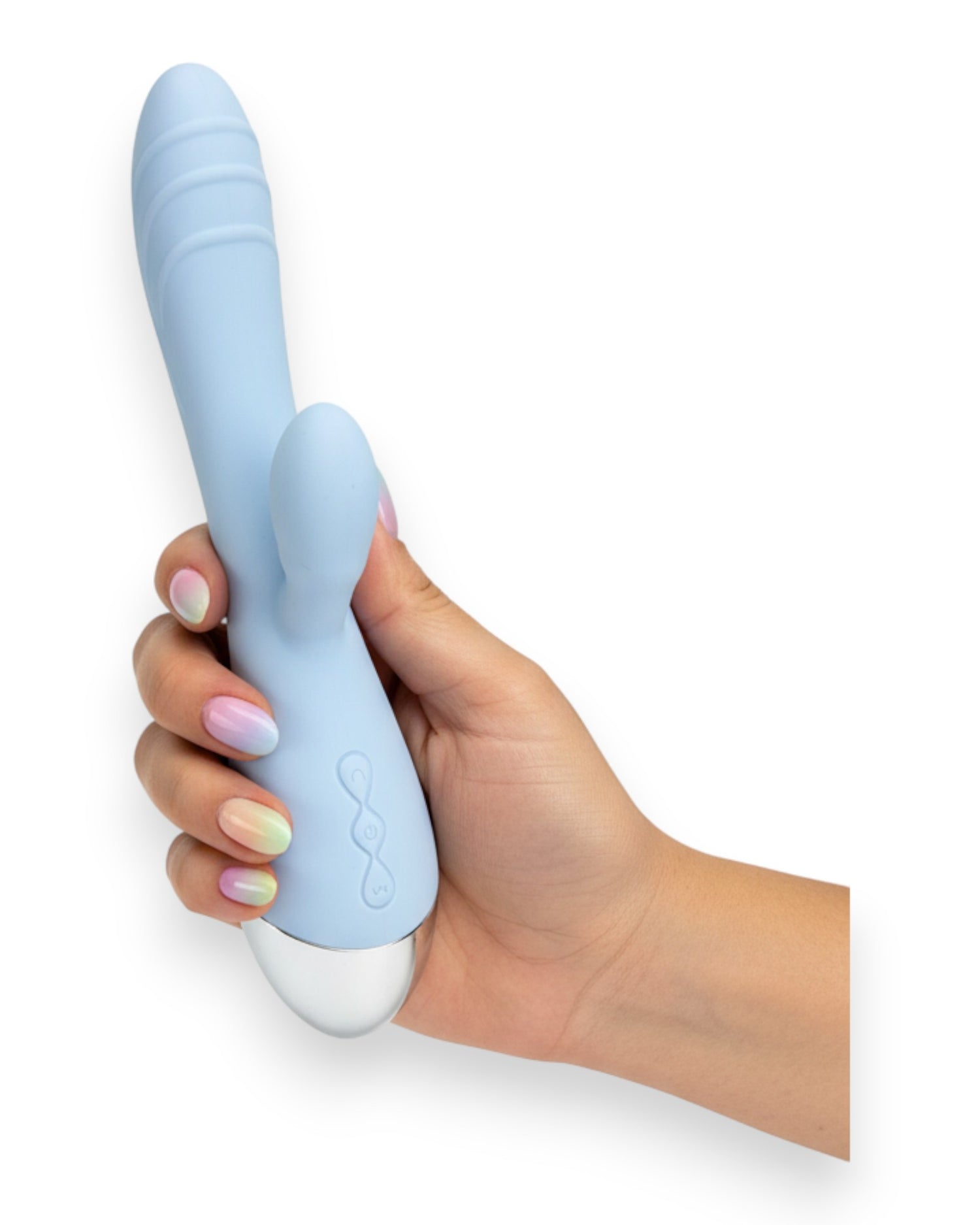 Vibrador Fun Touch de doble estimulación punto G y clítoris, con 10 funciones y diseño juvenil Glow & Vibe.