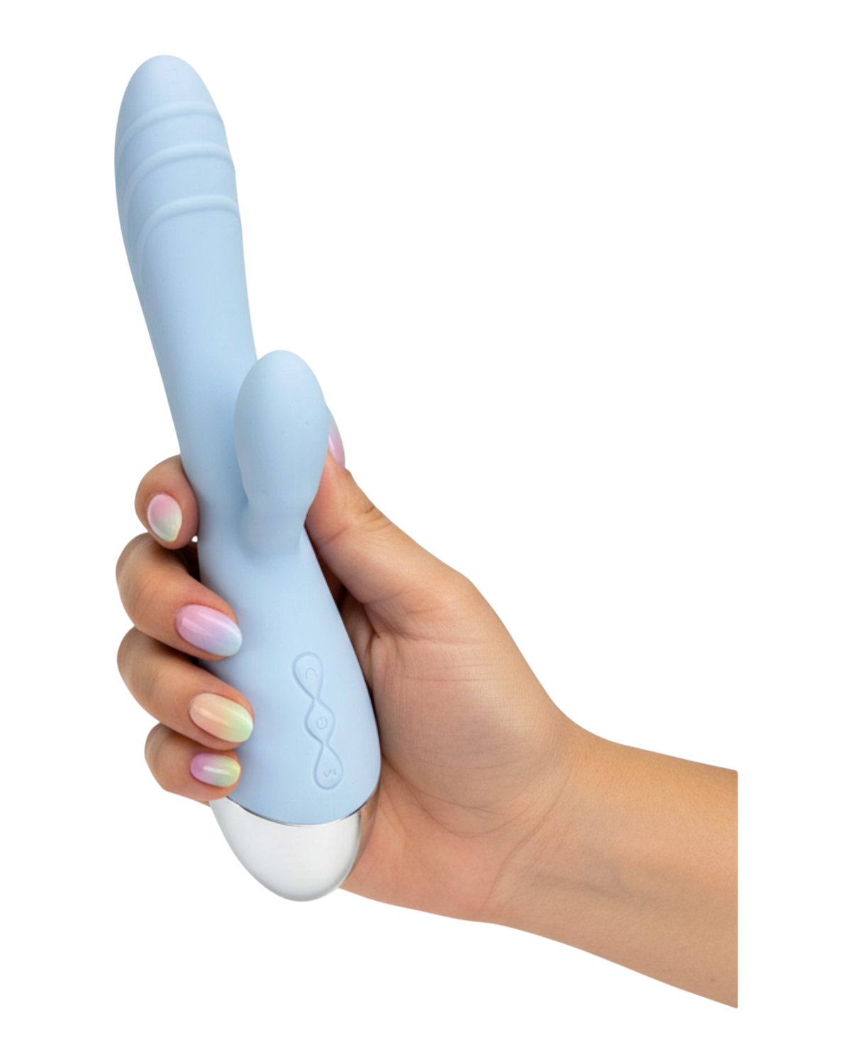 Vibrador Fun Touch de doble estimulación punto G y clítoris, con 10 funciones y diseño juvenil Glow & Vibe.