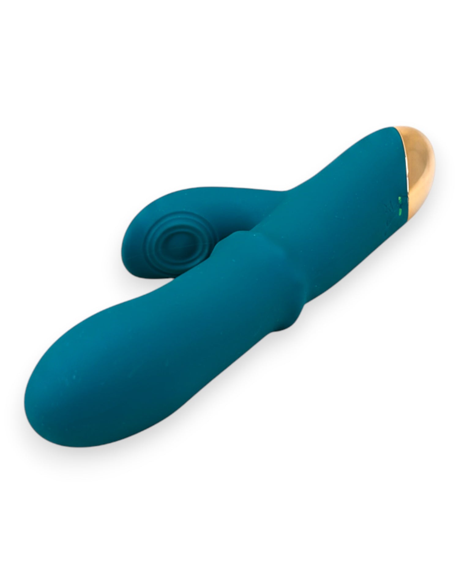 Vibrador Babo con anillo deslizante de balines y estimulador de punto G y clítoris, diseño versátil y potente Glow & Vibe.