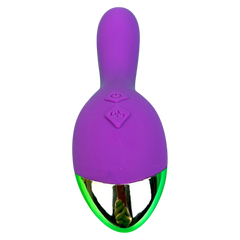 Vibrador Flaminglow con 9 funciones de estimulación punto G, diseño elegante y potente, Glow & Vibe vibrador exótico.