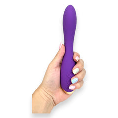 Vibrador Flaminglow con 9 funciones de estimulación punto G, diseño elegante y potente, Glow & Vibe vibrador exótico.