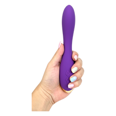 Vibrador Flaminglow con 9 funciones de estimulación punto G, diseño elegante y potente, Glow & Vibe vibrador exótico.