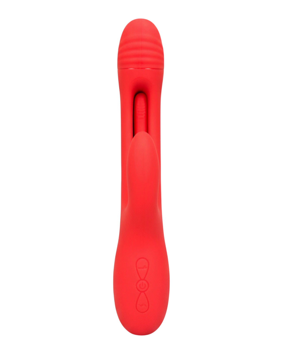 Vibrador Intense Motion con estimulador móvil de punto G y vibración fuerte en el clítoris, diseño potente Glow & Vibe.