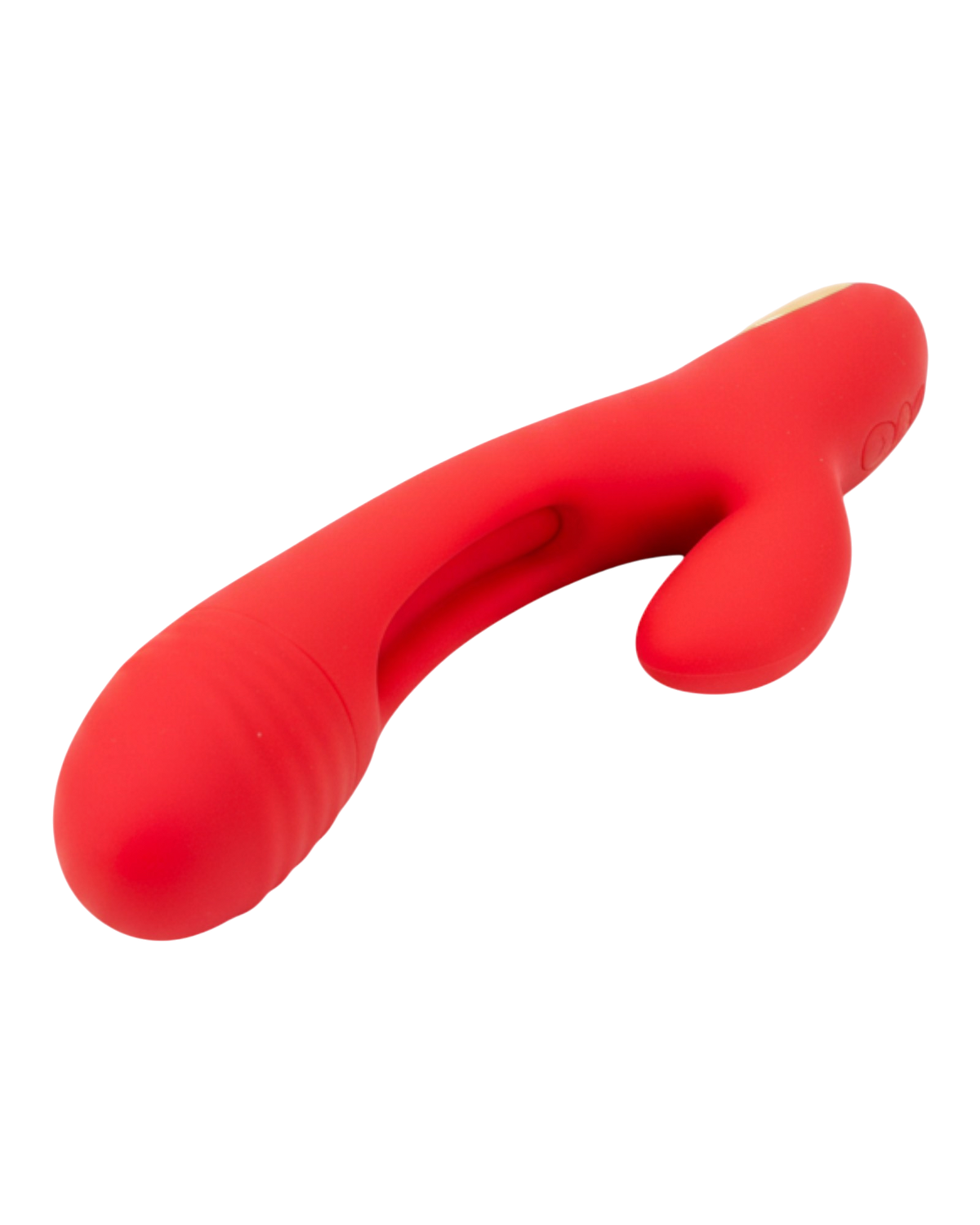 Vibrador Intense Motion con estimulador móvil de punto G y vibración fuerte en el clítoris, diseño potente Glow & Vibe.