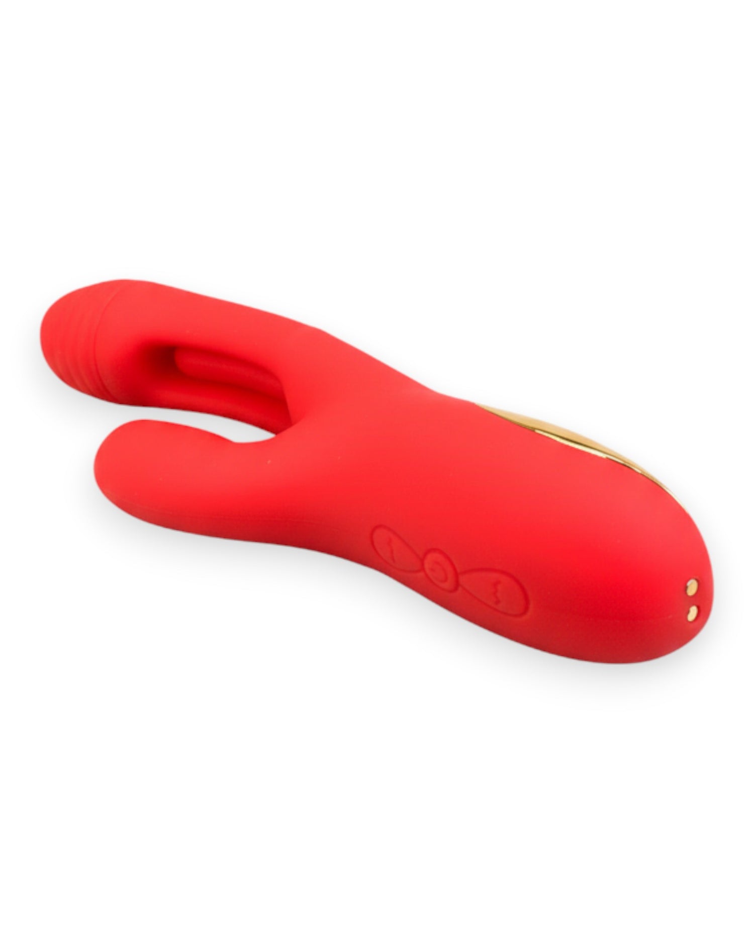 Vibrador Intense Motion con estimulador móvil de punto G y vibración fuerte en el clítoris, diseño potente Glow & Vibe.