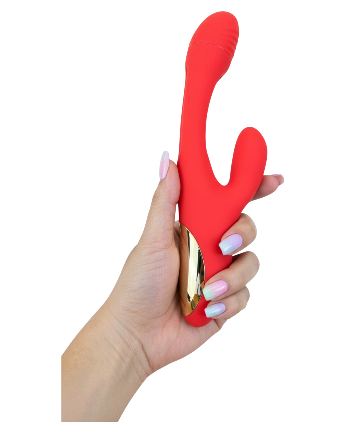 Vibrador Intense Motion con estimulador móvil de punto G y vibración fuerte en el clítoris, diseño potente Glow & Vibe.