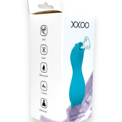 Estimulador clitorial Dino con 7 funciones de succión, diseño tierno y divertido Glow & Vibe.