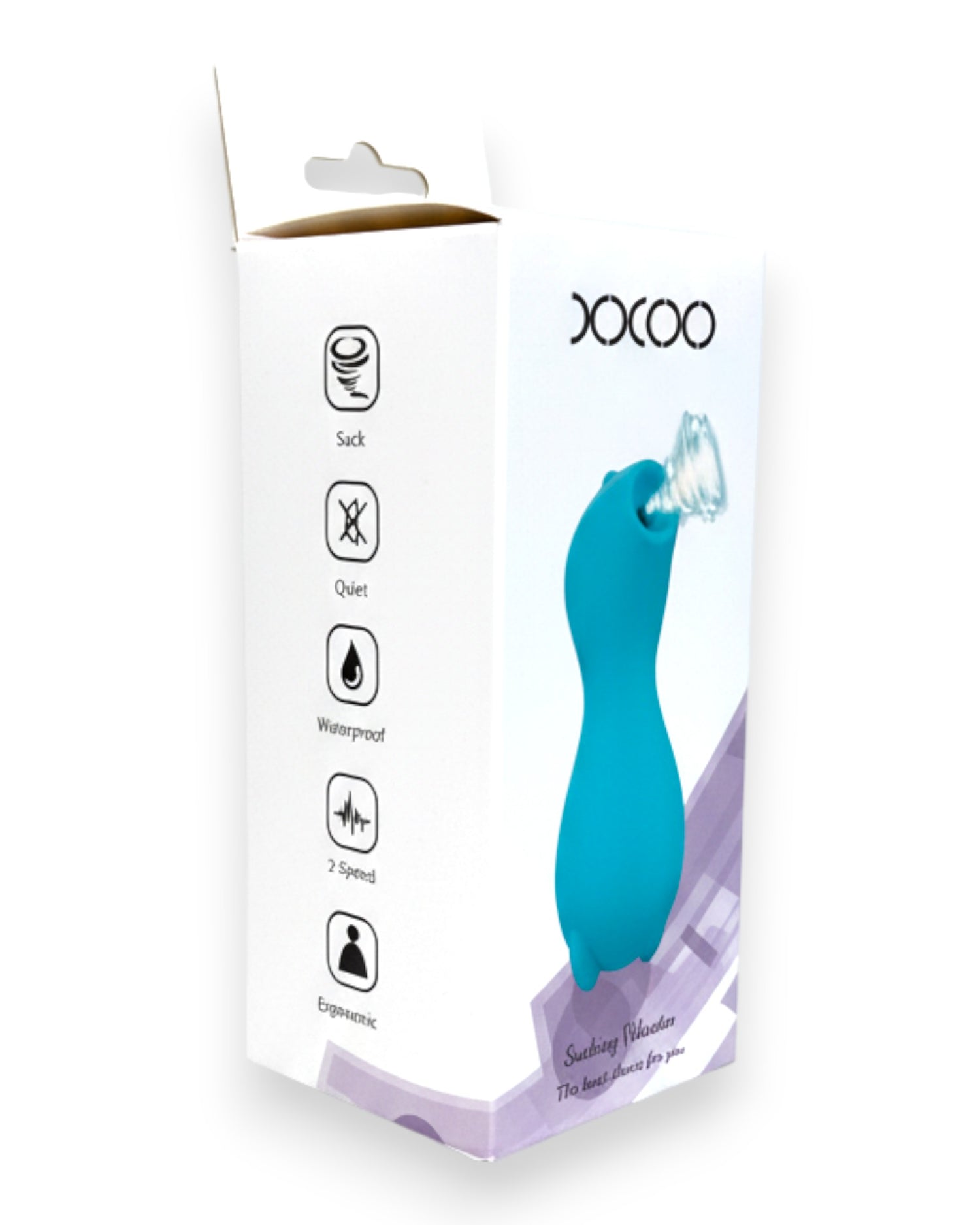 Estimulador clitorial Dino con 7 funciones de succión, diseño tierno y divertido Glow & Vibe.