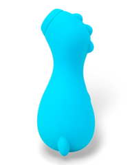 Estimulador clitorial Dino con 7 funciones de succión, diseño tierno y divertido Glow & Vibe.