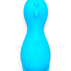 Estimulador clitorial Dino con 7 funciones de succión, diseño tierno y divertido Glow & Vibe.