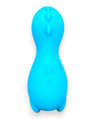 Estimulador clitorial Dino con 7 funciones de succión, diseño tierno y divertido Glow & Vibe.