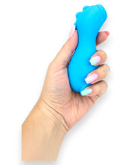 Estimulador clitorial Dino con 7 funciones de succión, diseño tierno y divertido Glow & Vibe.