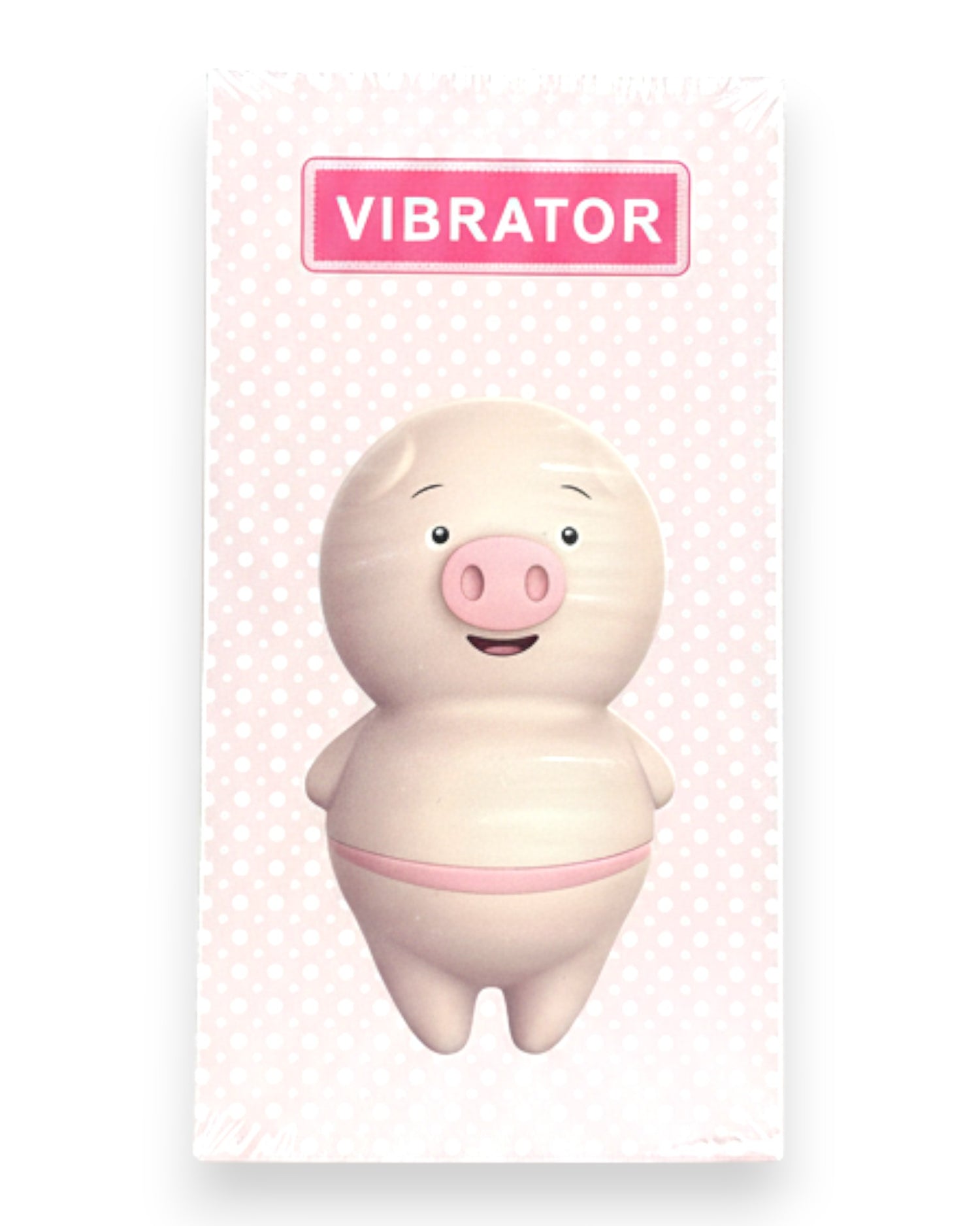Estimulador Piggie Licks con lengua vibrante de 6 velocidades para clítoris y pezones, diseño rosa coqueto Glow & Vibe.
