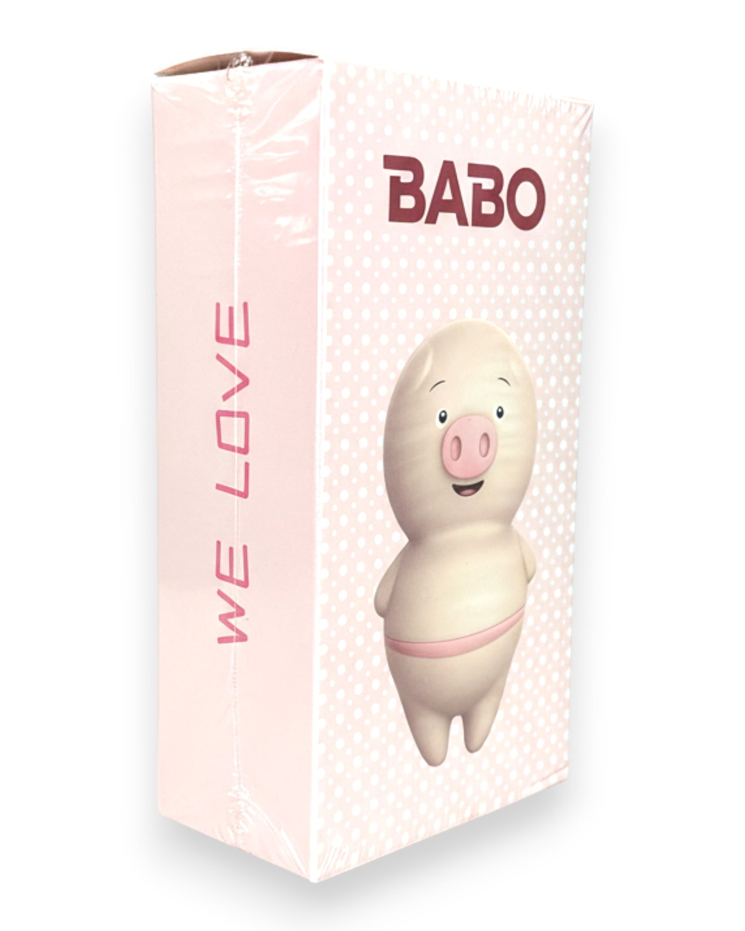 Estimulador Piggie Licks con lengua vibrante de 6 velocidades para clítoris y pezones, diseño rosa coqueto Glow & Vibe.