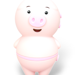 Estimulador Piggie Licks con lengua vibrante de 6 velocidades para clítoris y pezones, diseño rosa coqueto Glow & Vibe.