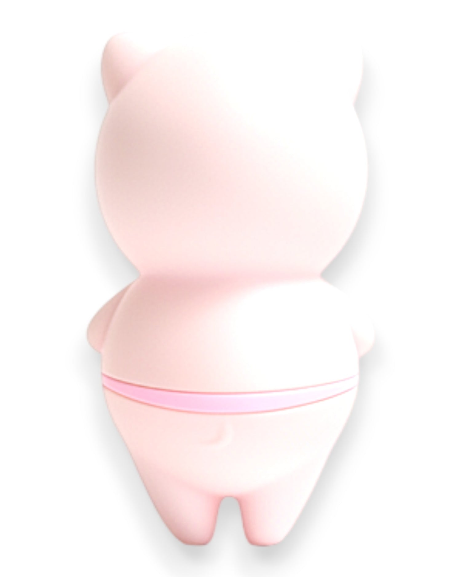 Estimulador Piggie Licks con lengua vibrante de 6 velocidades para clítoris y pezones, diseño rosa coqueto Glow & Vibe.