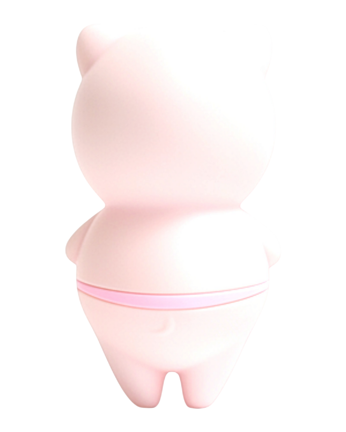 Estimulador Piggie Licks con lengua vibrante de 6 velocidades para clítoris y pezones, diseño rosa coqueto Glow & Vibe.