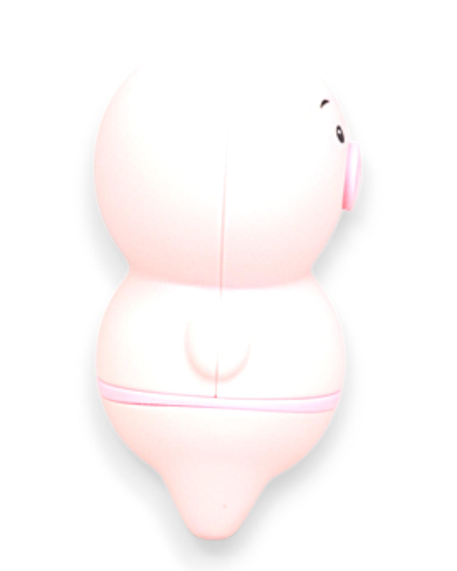 Estimulador Piggie Licks con lengua vibrante de 6 velocidades para clítoris y pezones, diseño rosa coqueto Glow & Vibe.