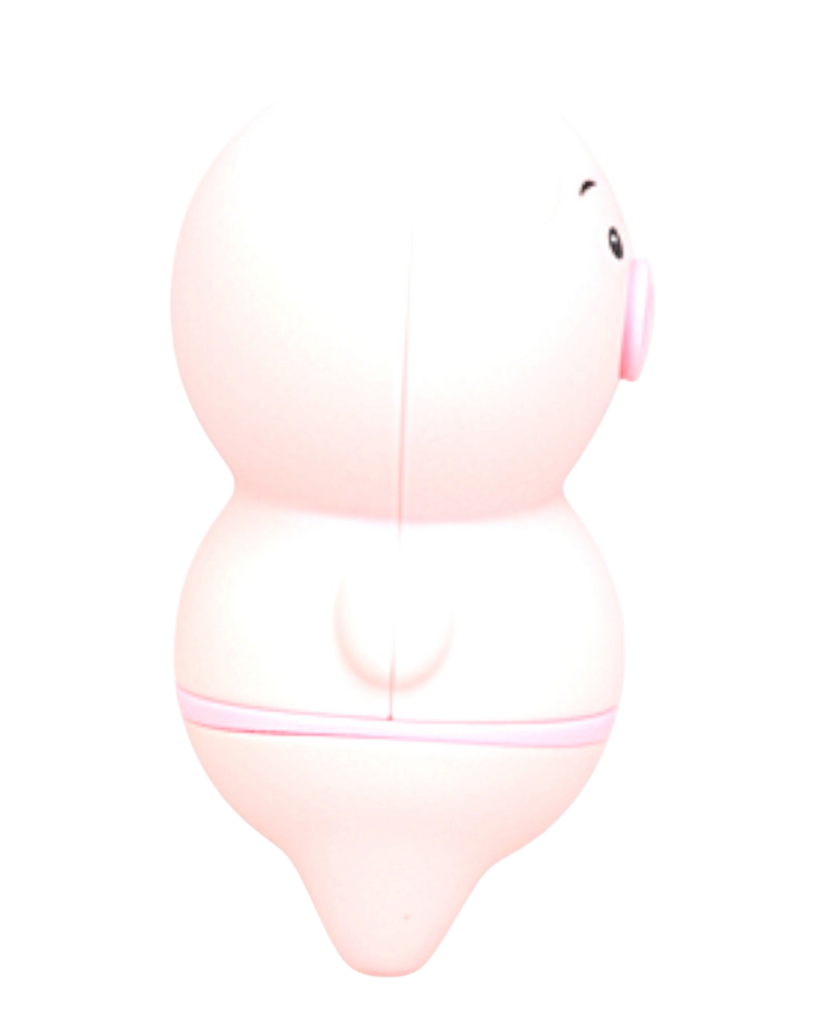 Estimulador Piggie Licks con lengua vibrante de 6 velocidades para clítoris y pezones, diseño rosa coqueto Glow & Vibe.