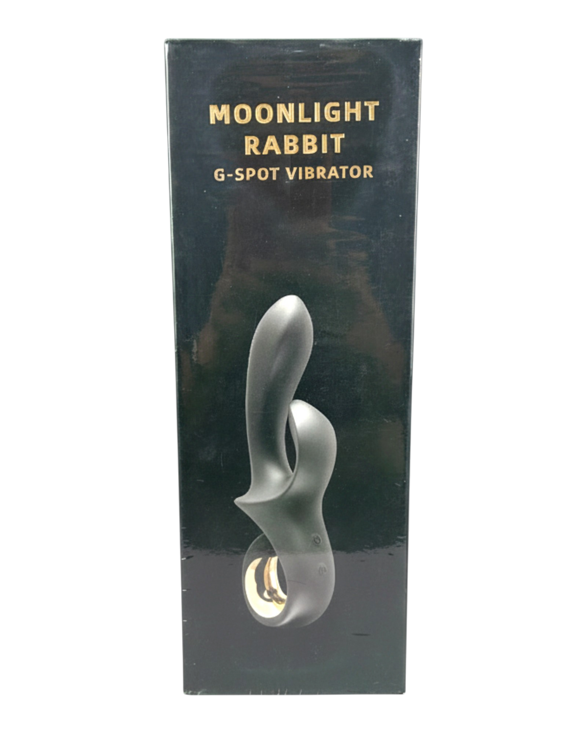 Vibrador Moonlight Rabbit con 10 funciones para punto G y clítoris, diseño sofisticado y elegante Glow & Vibe.