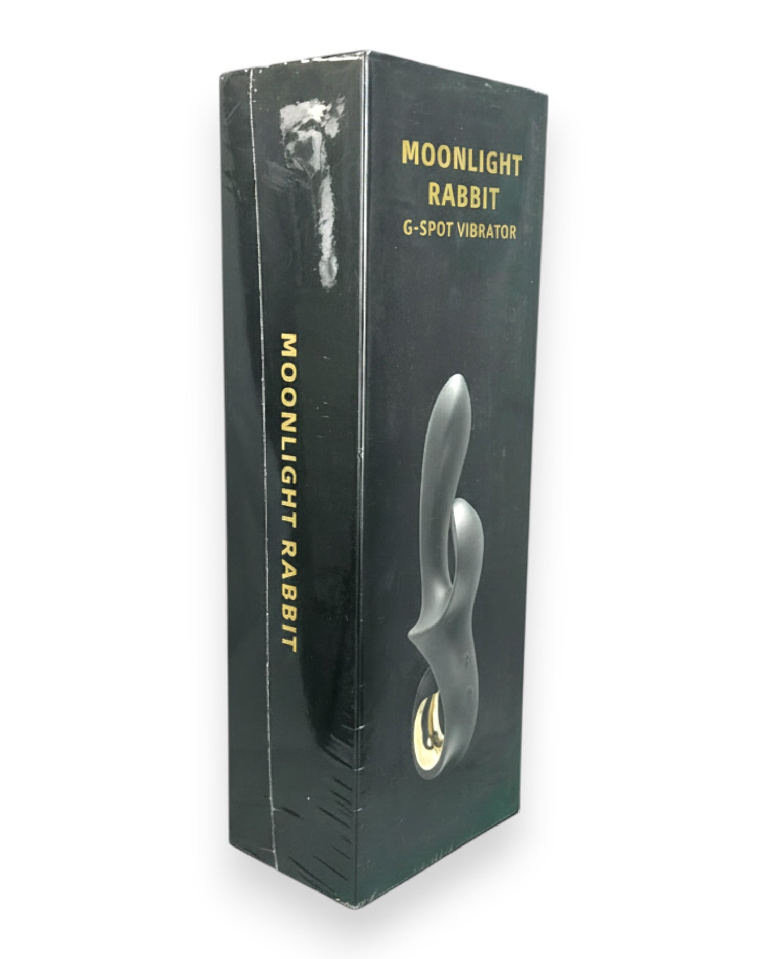 Vibrador Moonlight Rabbit con 10 funciones para punto G y clítoris, diseño sofisticado y elegante Glow & Vibe.