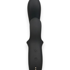 Vibrador Moonlight Rabbit con 10 funciones para punto G y clítoris, diseño sofisticado y elegante Glow & Vibe.