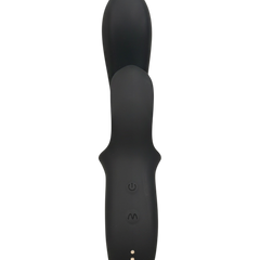 Vibrador Moonlight Rabbit con 10 funciones para punto G y clítoris, diseño sofisticado y elegante Glow & Vibe.
