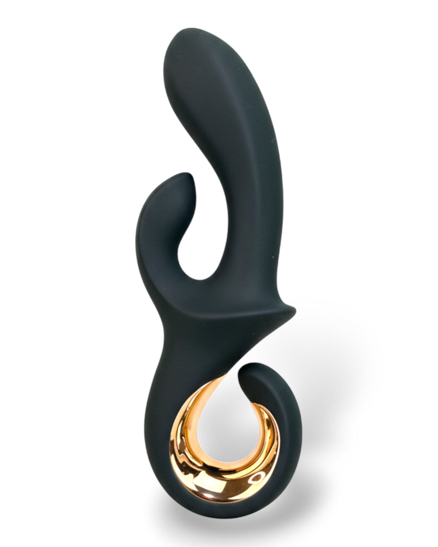 Vibrador Moonlight Rabbit con 10 funciones para punto G y clítoris, diseño sofisticado y elegante Glow & Vibe.