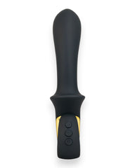 Vibrador Moonlight Rabbit con 10 funciones para punto G y clítoris, diseño sofisticado y elegante Glow & Vibe.