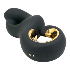 Vibrador Moonlight Rabbit con 10 funciones para punto G y clítoris, diseño sofisticado y elegante Glow & Vibe.