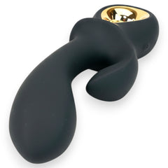 Vibrador Moonlight Rabbit con 10 funciones para punto G y clítoris, diseño sofisticado y elegante Glow & Vibe.