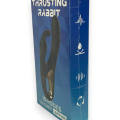 Vibrador Teresa Rabbit con doble motor, pistón para punto G y estimulador de clítoris tipo conejo, diseño elegante Glow & Vibe.