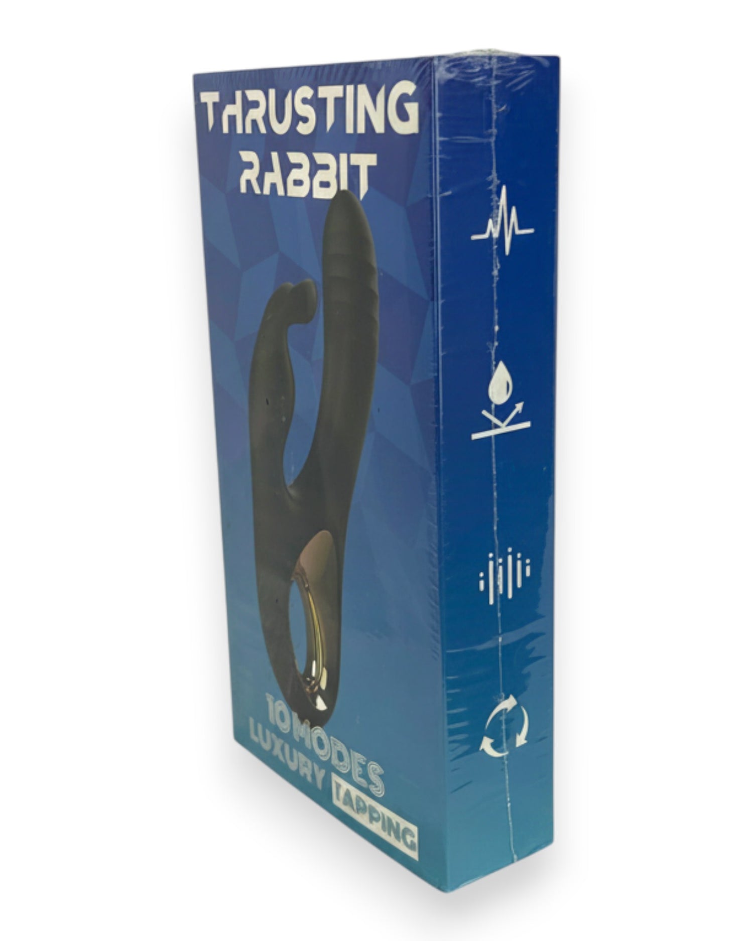 Vibrador Teresa Rabbit con doble motor, pistón para punto G y estimulador de clítoris tipo conejo, diseño elegante Glow & Vibe.