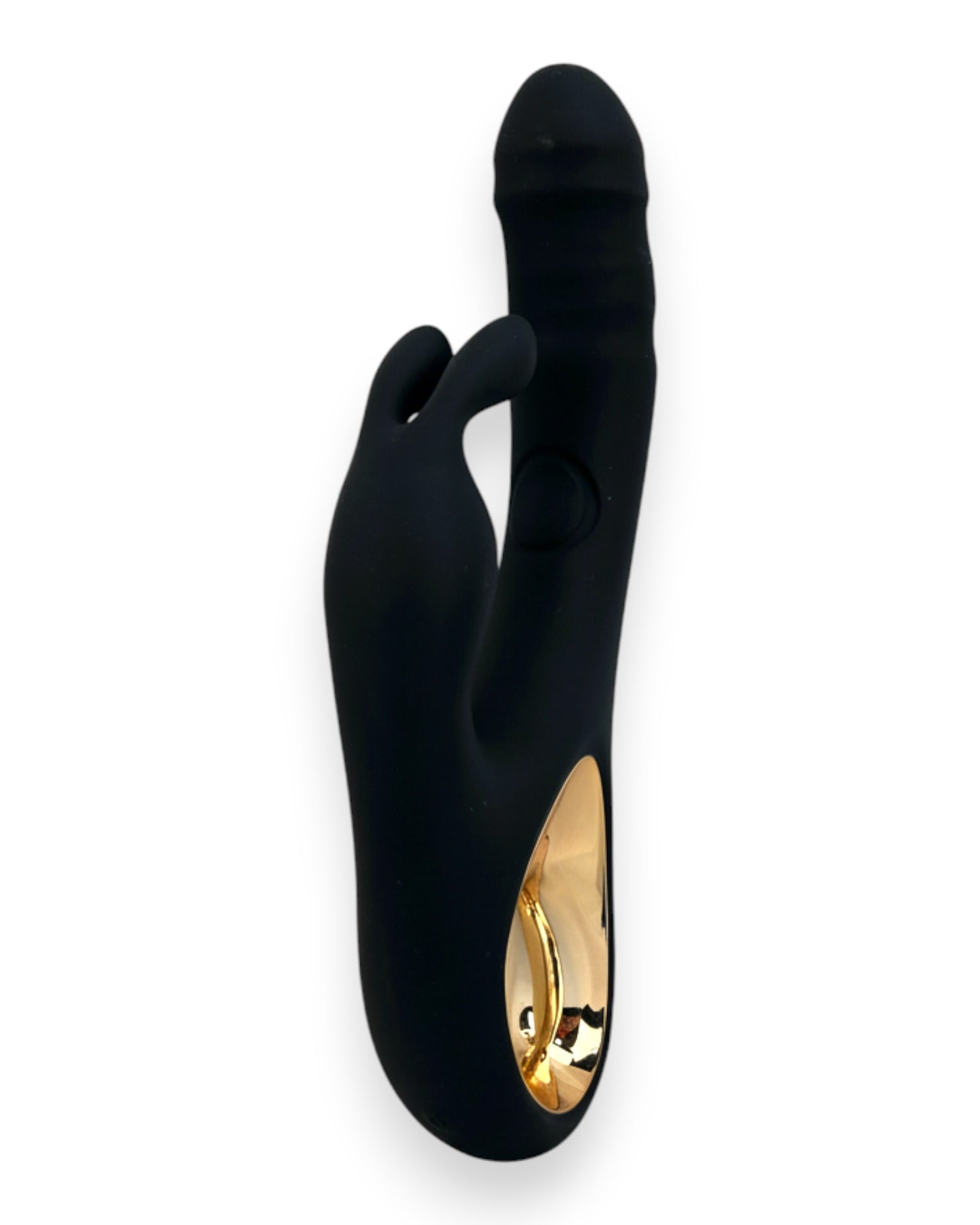 Vibrador Teresa Rabbit con doble motor, pistón para punto G y estimulador de clítoris tipo conejo, diseño elegante Glow & Vibe.