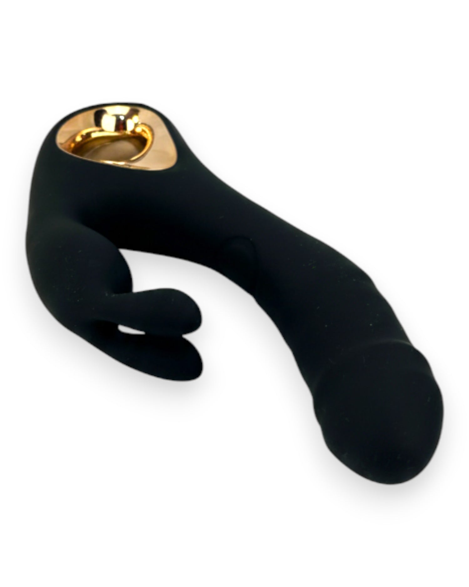 Vibrador Teresa Rabbit con doble motor, pistón para punto G y estimulador de clítoris tipo conejo, diseño elegante Glow & Vibe.