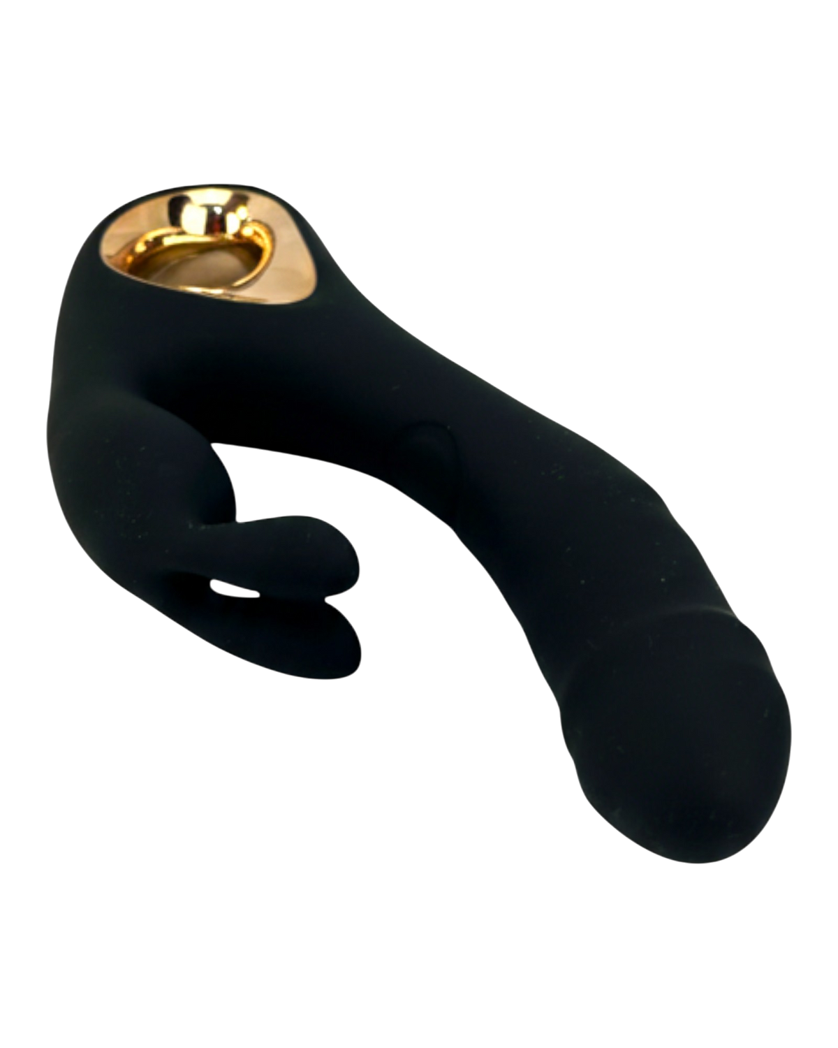 Vibrador Teresa Rabbit con doble motor, pistón para punto G y estimulador de clítoris tipo conejo, diseño elegante Glow & Vibe.