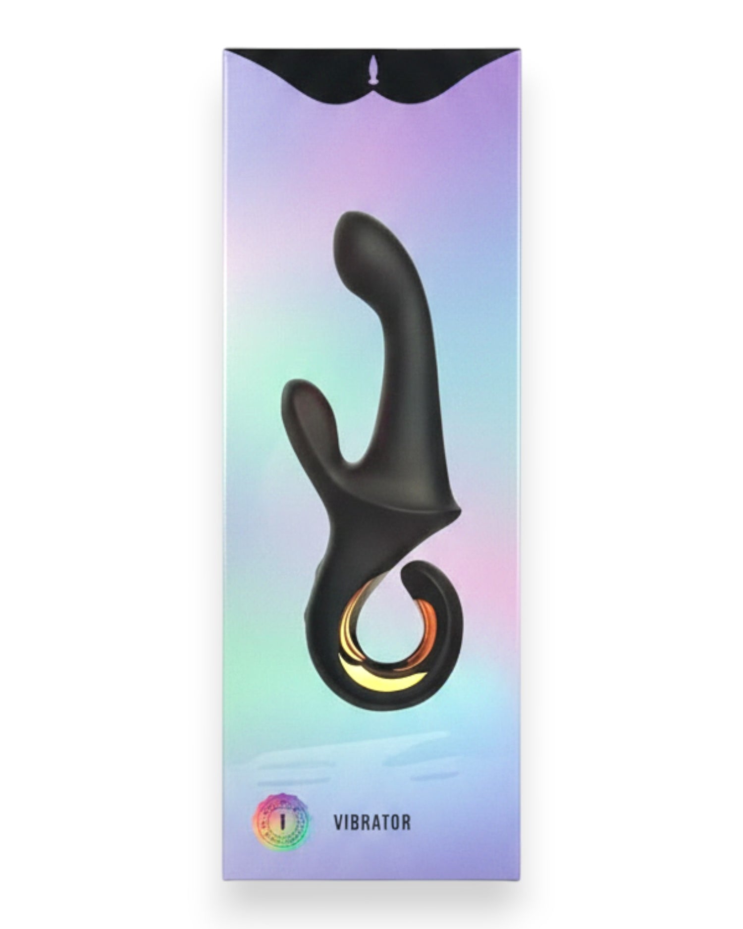 Vibrador Lunar Touch de silicón suave con movimiento lateral y estimulador de clítoris de 10 funciones, diseño elegante Glow & Vibe.