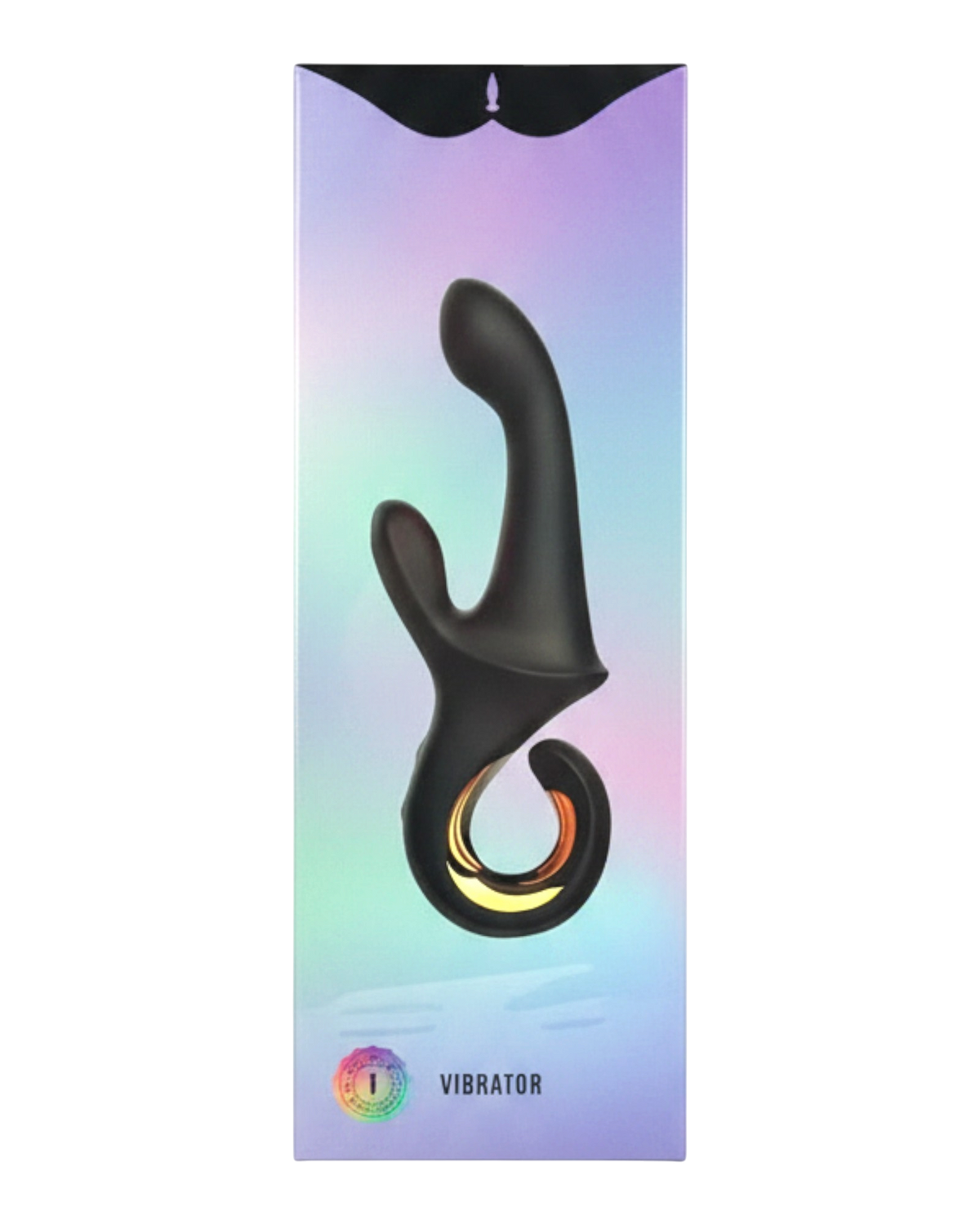 Vibrador Lunar Touch de silicón suave con movimiento lateral y estimulador de clítoris de 10 funciones, diseño elegante Glow & Vibe.