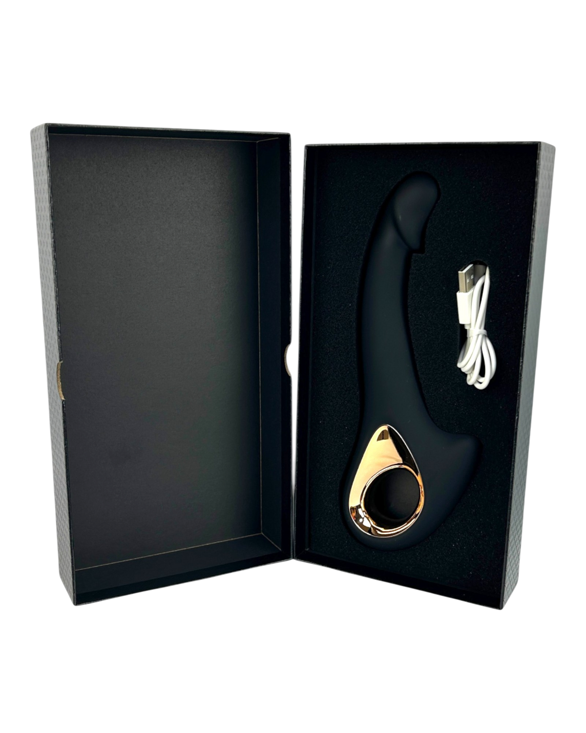 Vibrador Flora Finger de silicón suave con movimiento lateral y estimulador de clítoris de 10 funciones, diseño moderno Glow & Vibe.